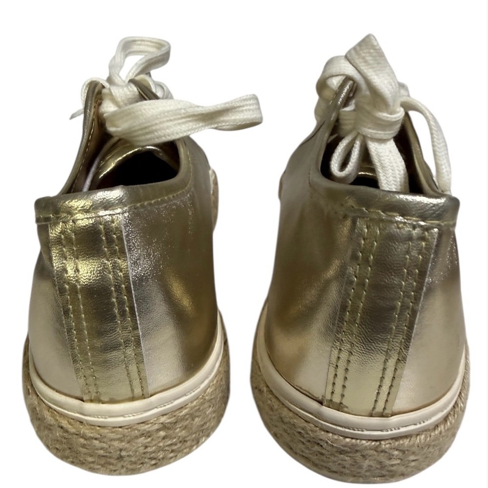 CRUZ GOLD ESPADRILLE SNEAKER BY MICHELLE MCDOWELL (NEW) - Picture 5 of 8